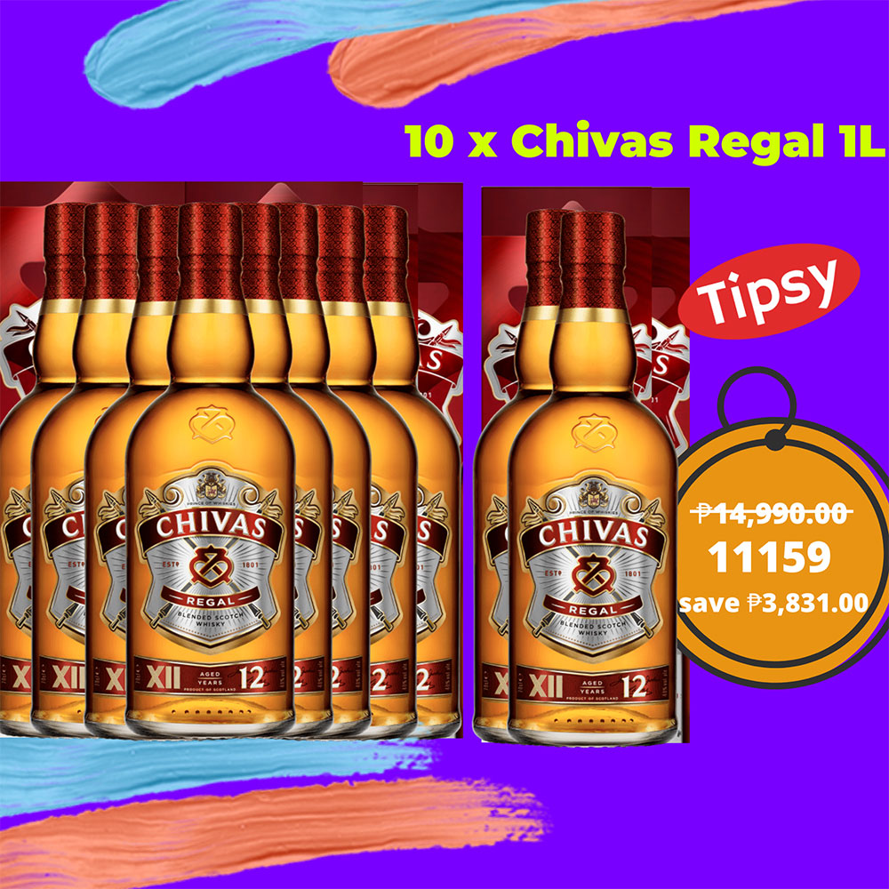 10 x Chivas Regal 1L