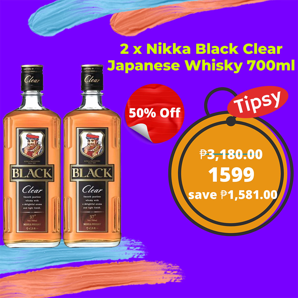 2 x Nikka Black Clear Japanese Whisky 700ml