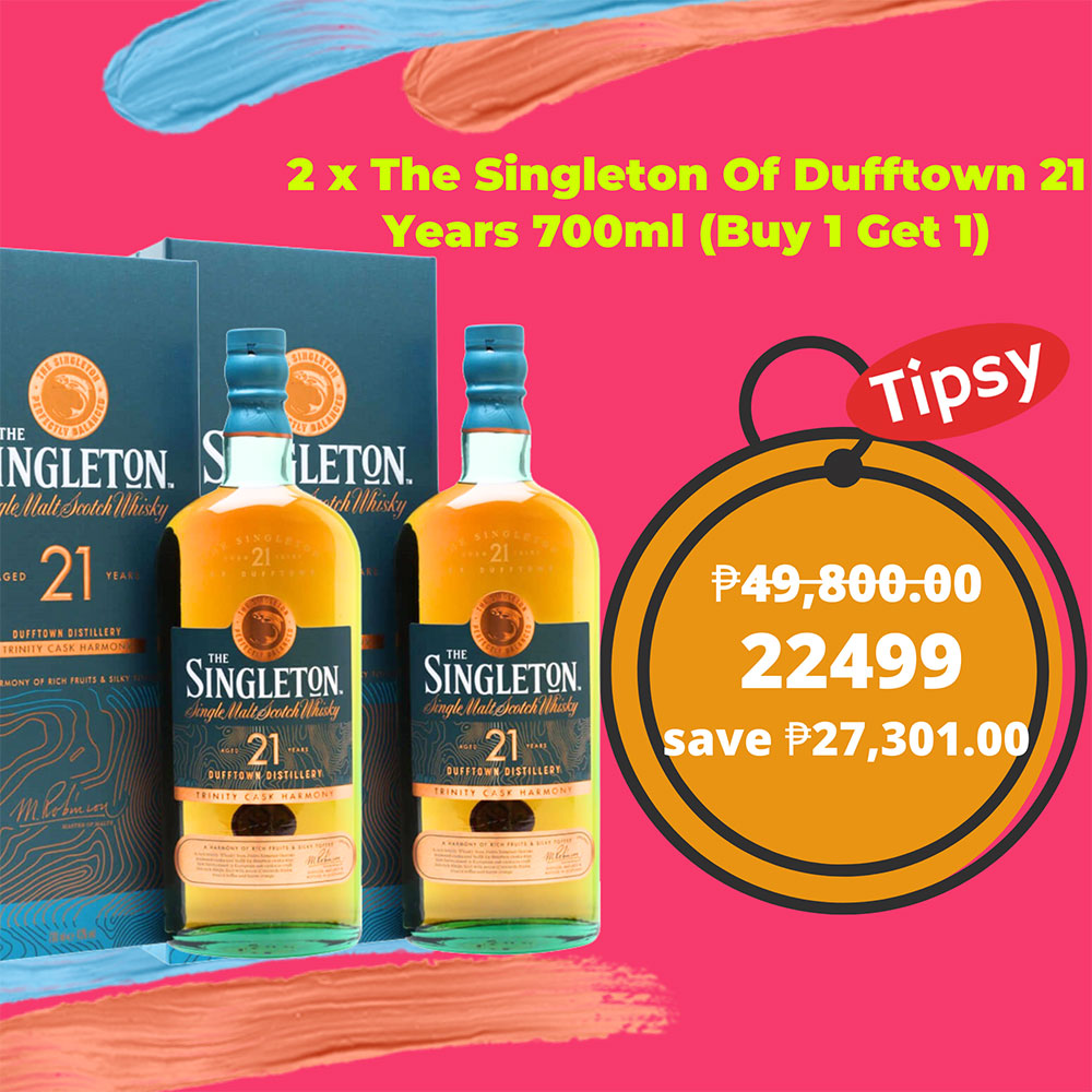 2 x The Singleton Of Dufftown 21 Years 700ml (Buy 1 Get 1)