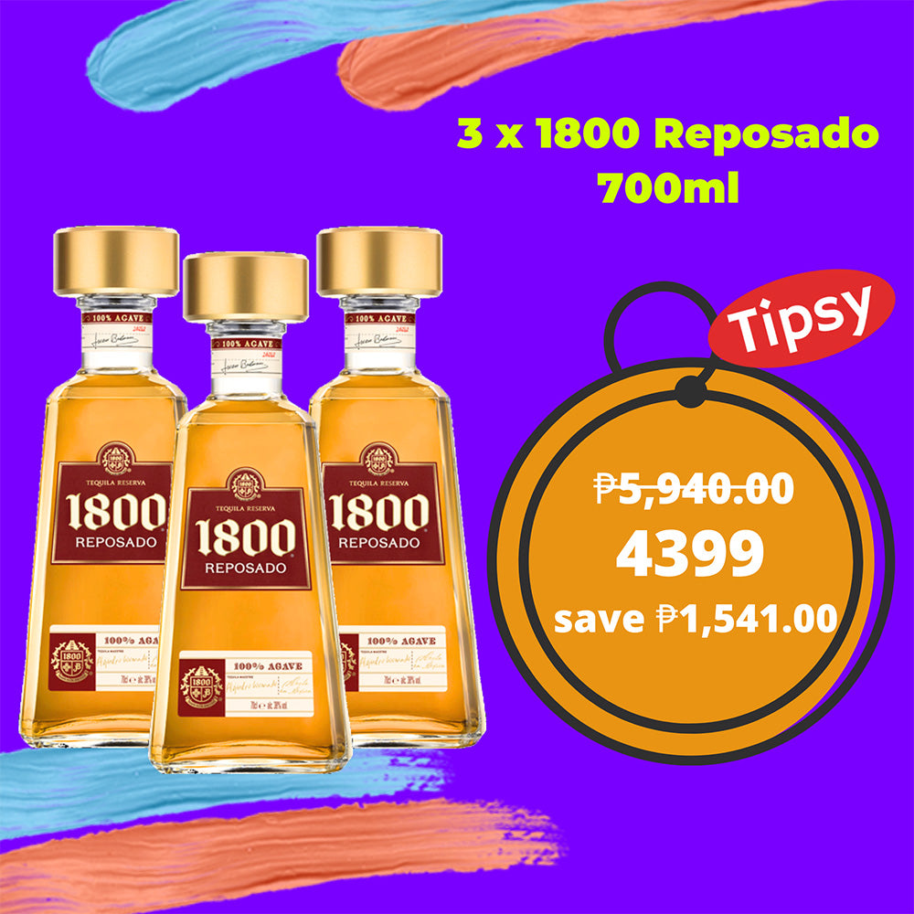 3 x 1800 Reposado 700ml