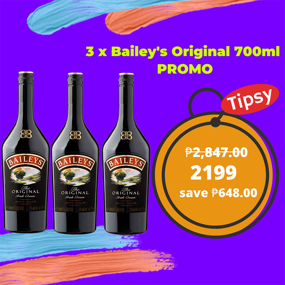 3 x Bailey's Original 700ml Promo