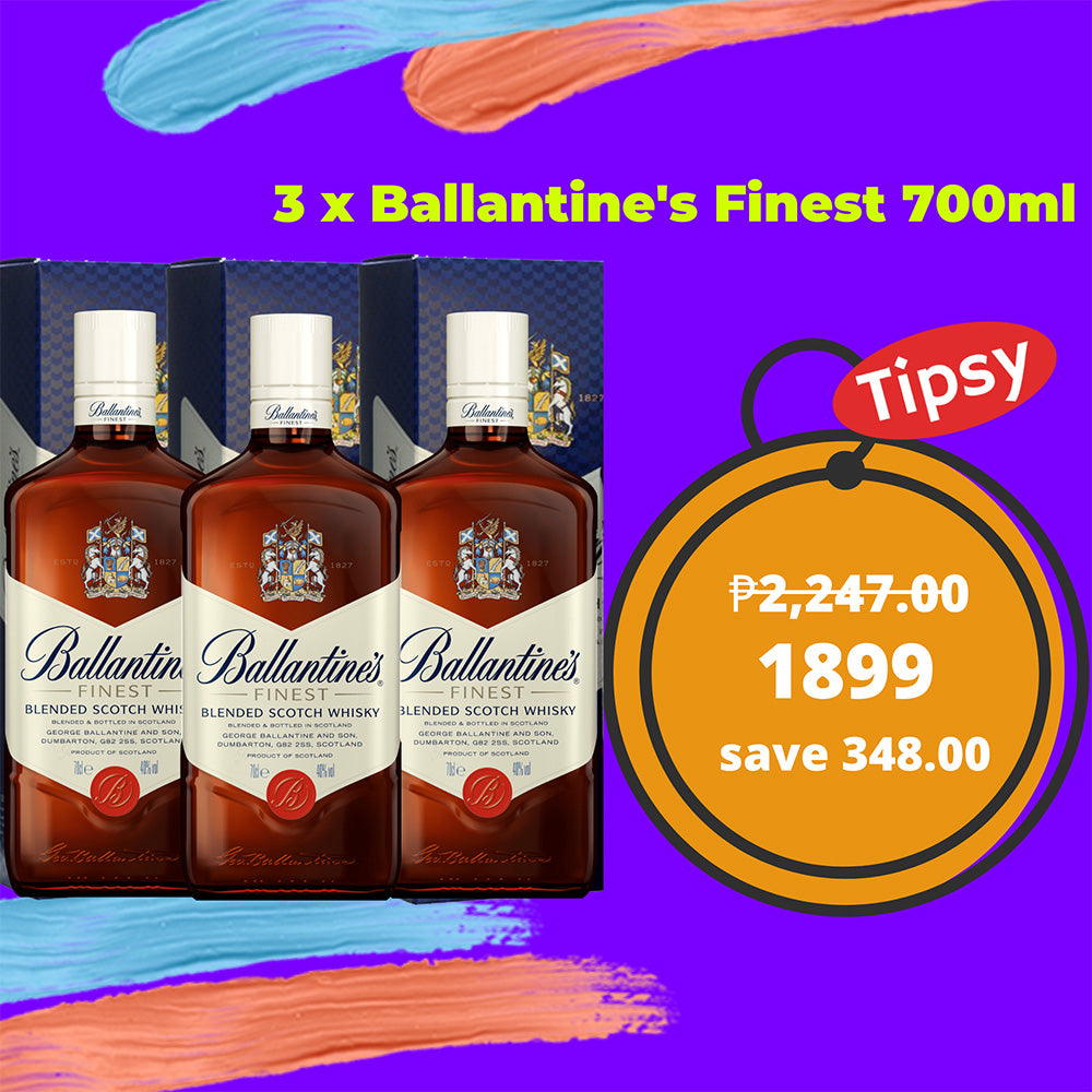 3 x Ballantines Finest 700ml