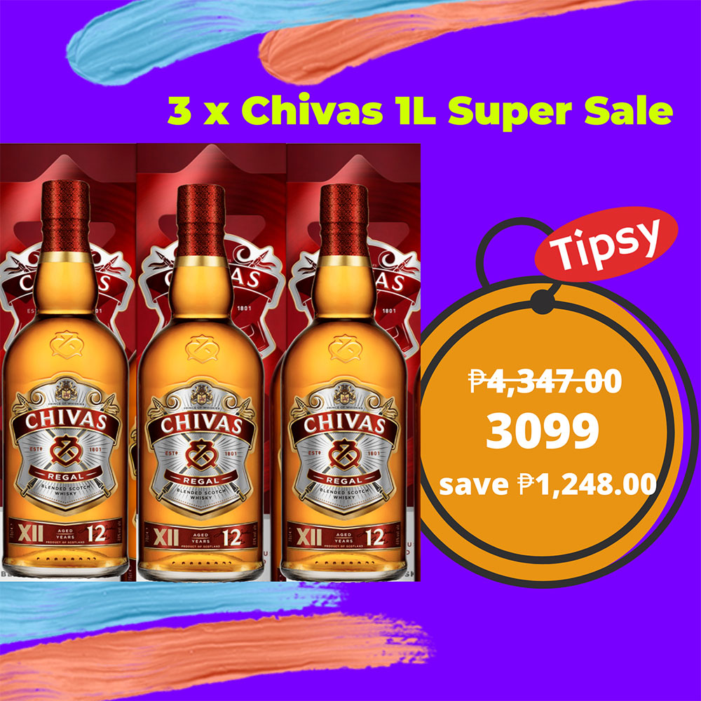 3 x Chivas 1L Super Sale