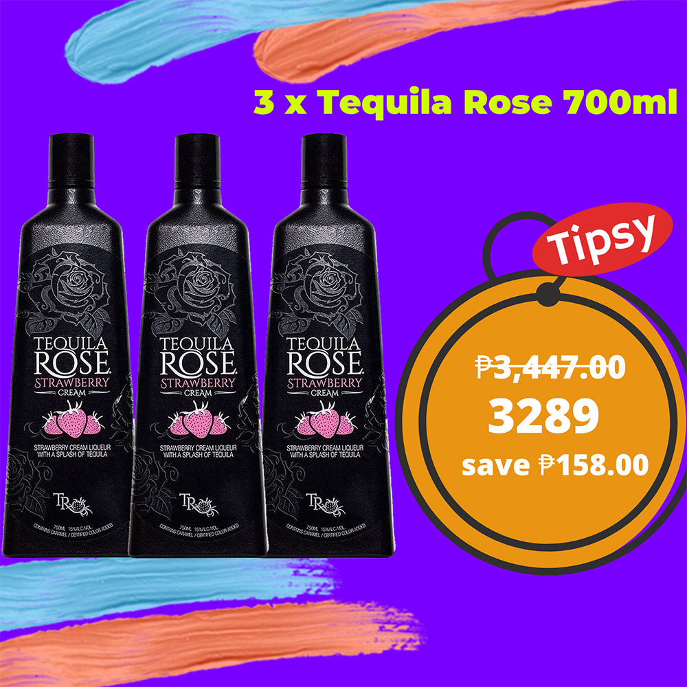 3 x Tequila Rose 700ml