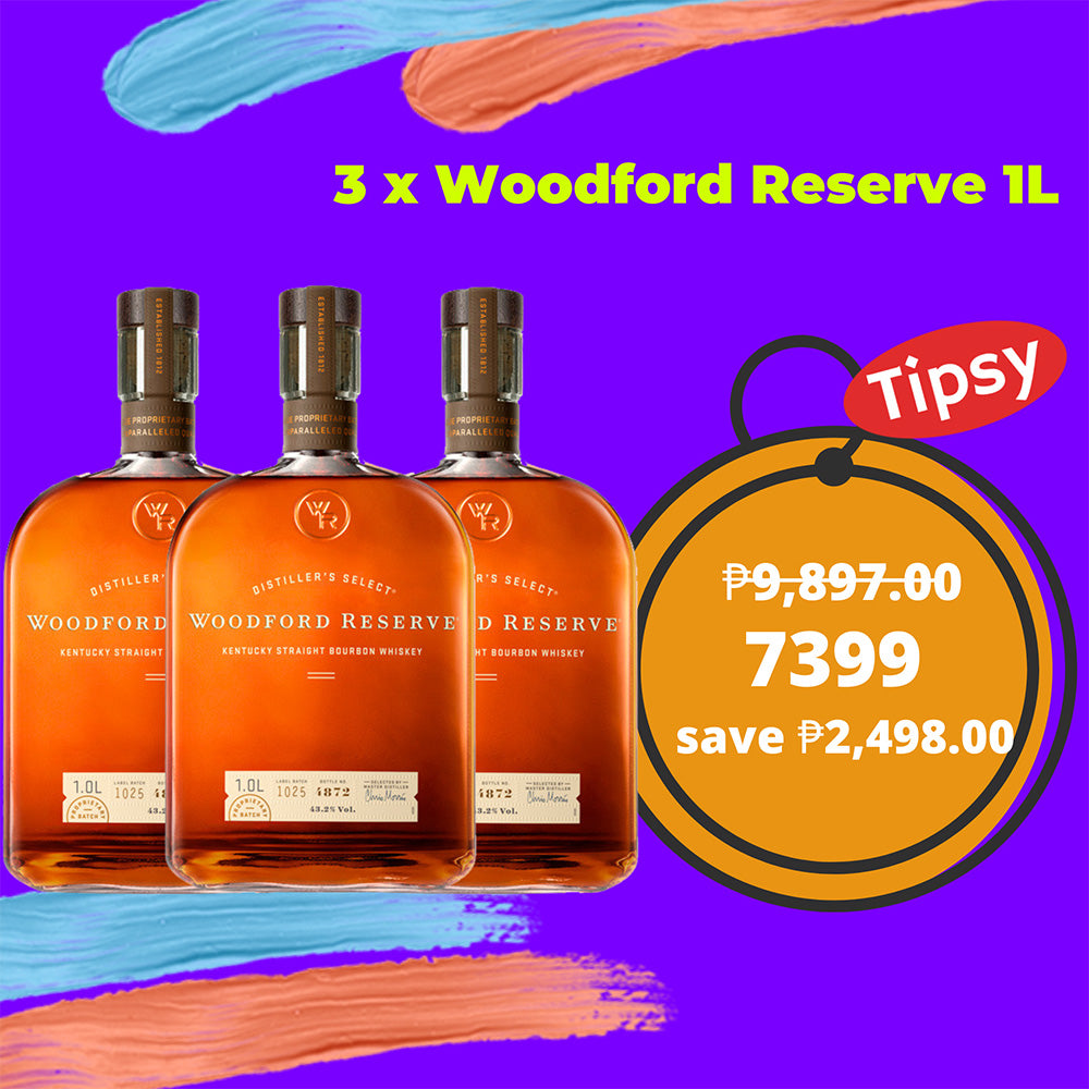 3 x Woodford Reserve 1L