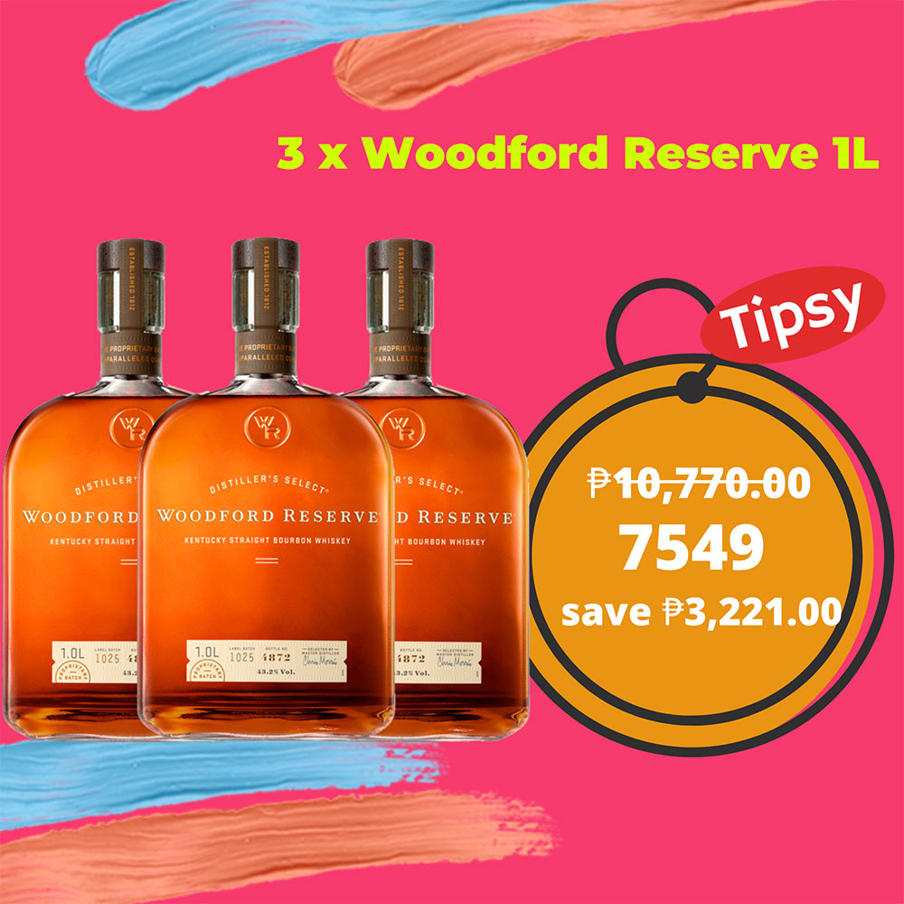 3 x Woodford Reserve 1L