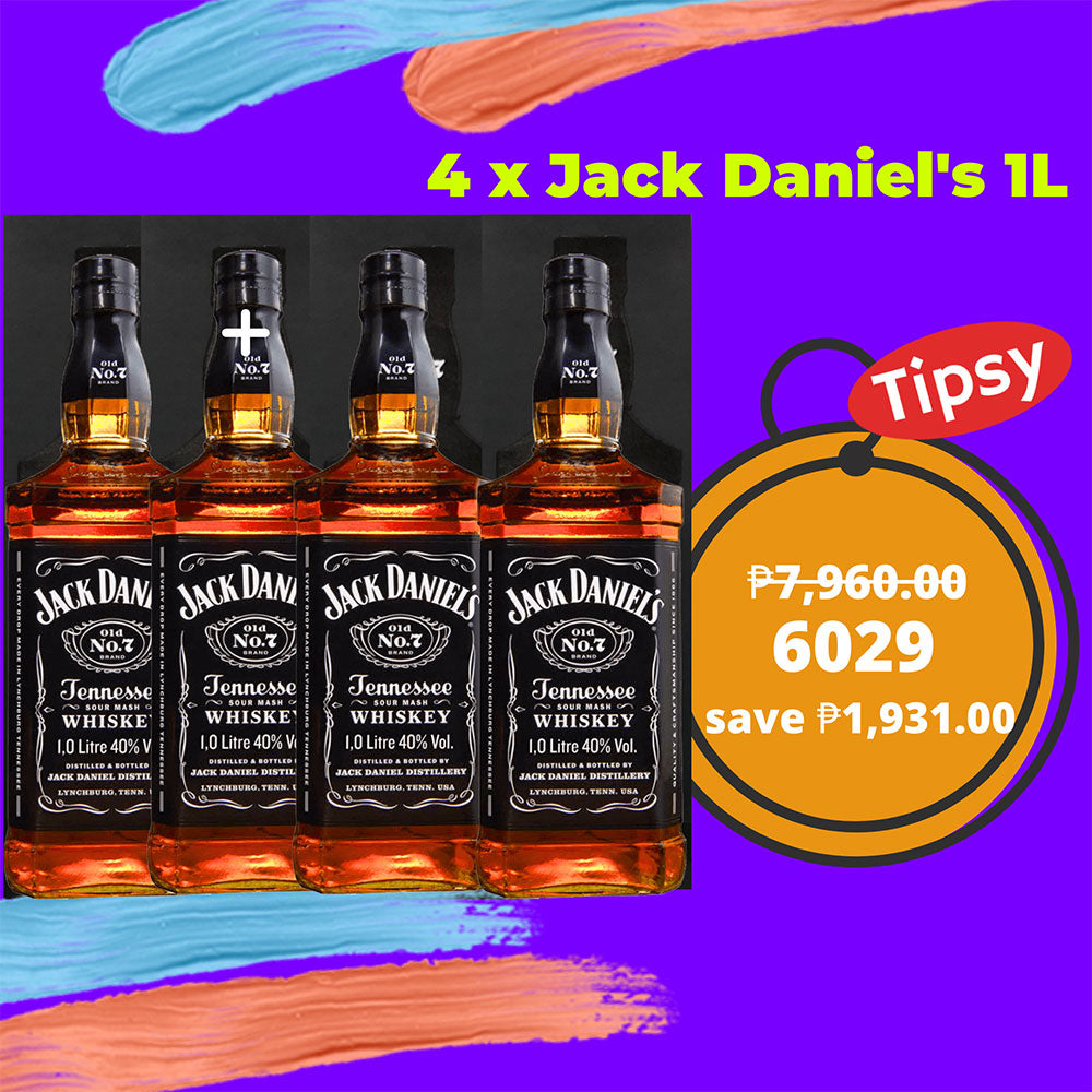 4 x Jack Daniel's 1L