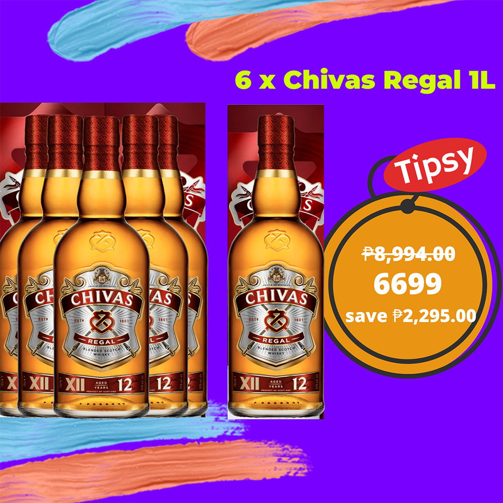 6 x Chivas Regal 1L