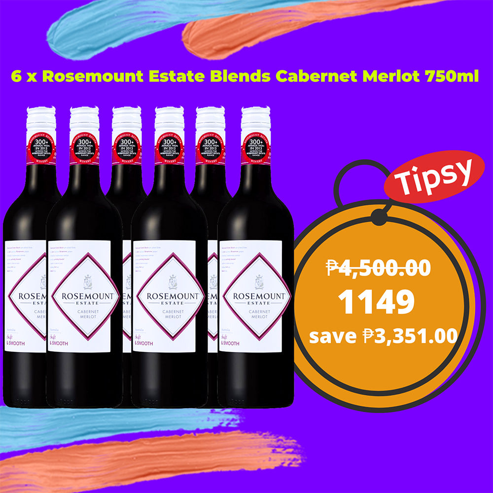 6 x Rosemount Estate Blends Cabernet Merlot 750ml