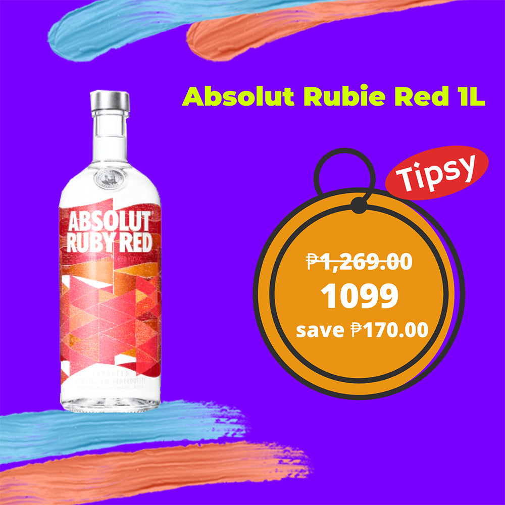 Absolut Ruby Red 1L