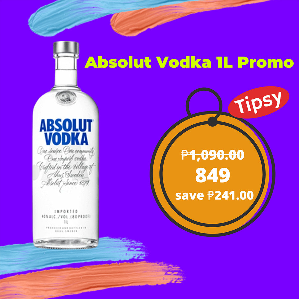 Absolut Vodka 1L Promo