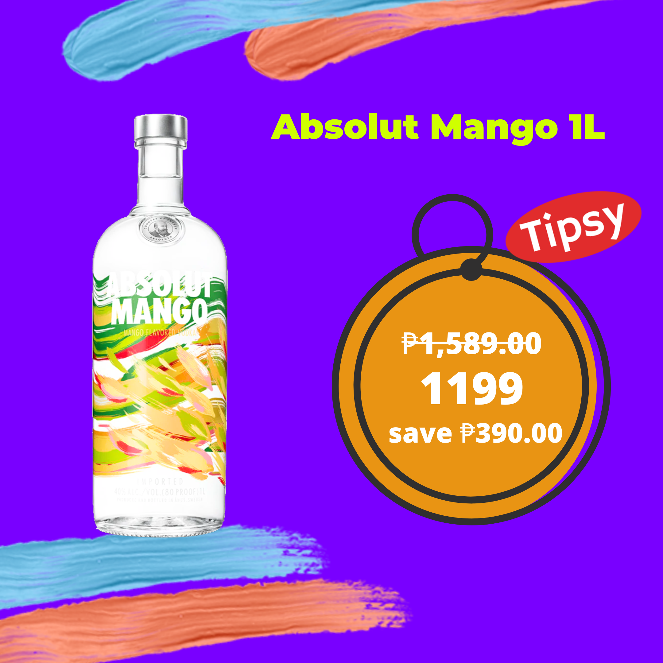 Absolut Mango 1L