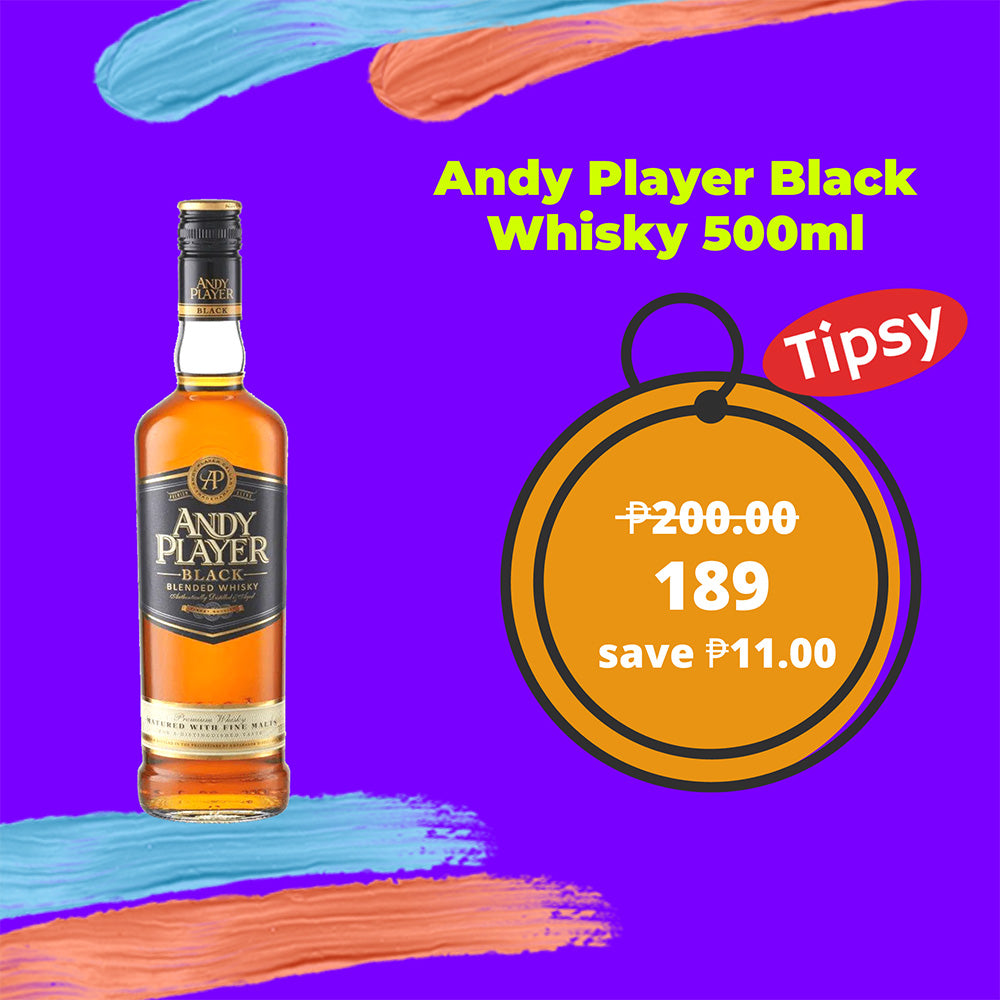 Andy Player Black Whisky 500ml