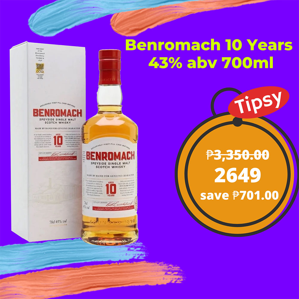 Benromach 10 Years  Old 43% abv 700ml