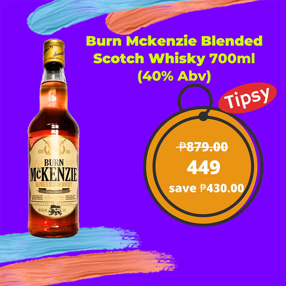 Burn Mckenzie Blended Scotch Whisky 700ml (40% Abv) Promo