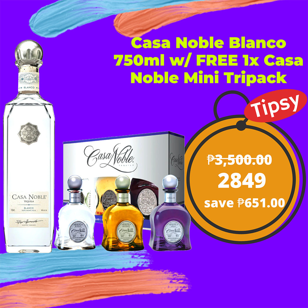 Casa Noble Blanco 750ml w/ FREE 1x Casa Noble Mini Tripack