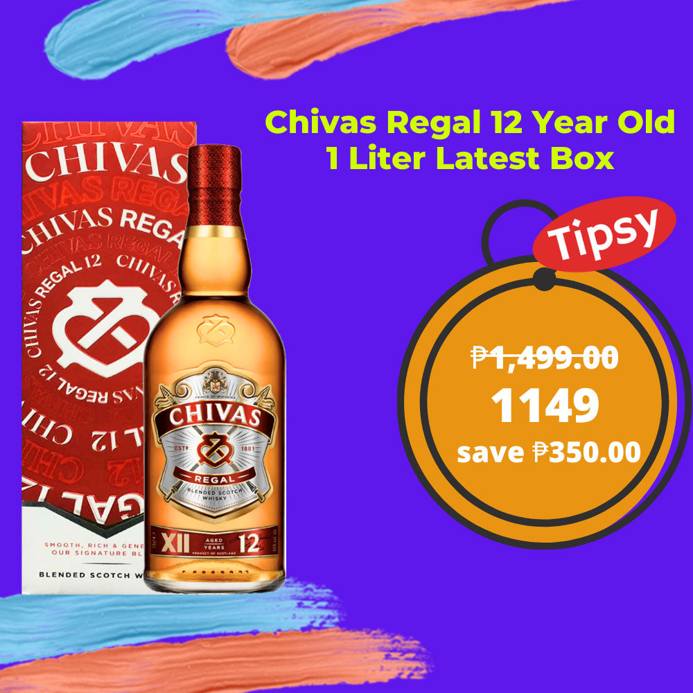 Chivas Regal 12 Year Old 1 Liter Latest Box