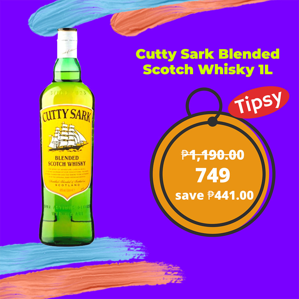Cutty Sark Blended Scotch Whisky 1L
