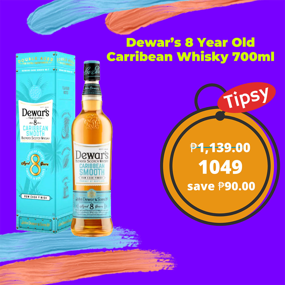 Dewar’s 8 Year Old Carribean Smooth Whisky 700ml