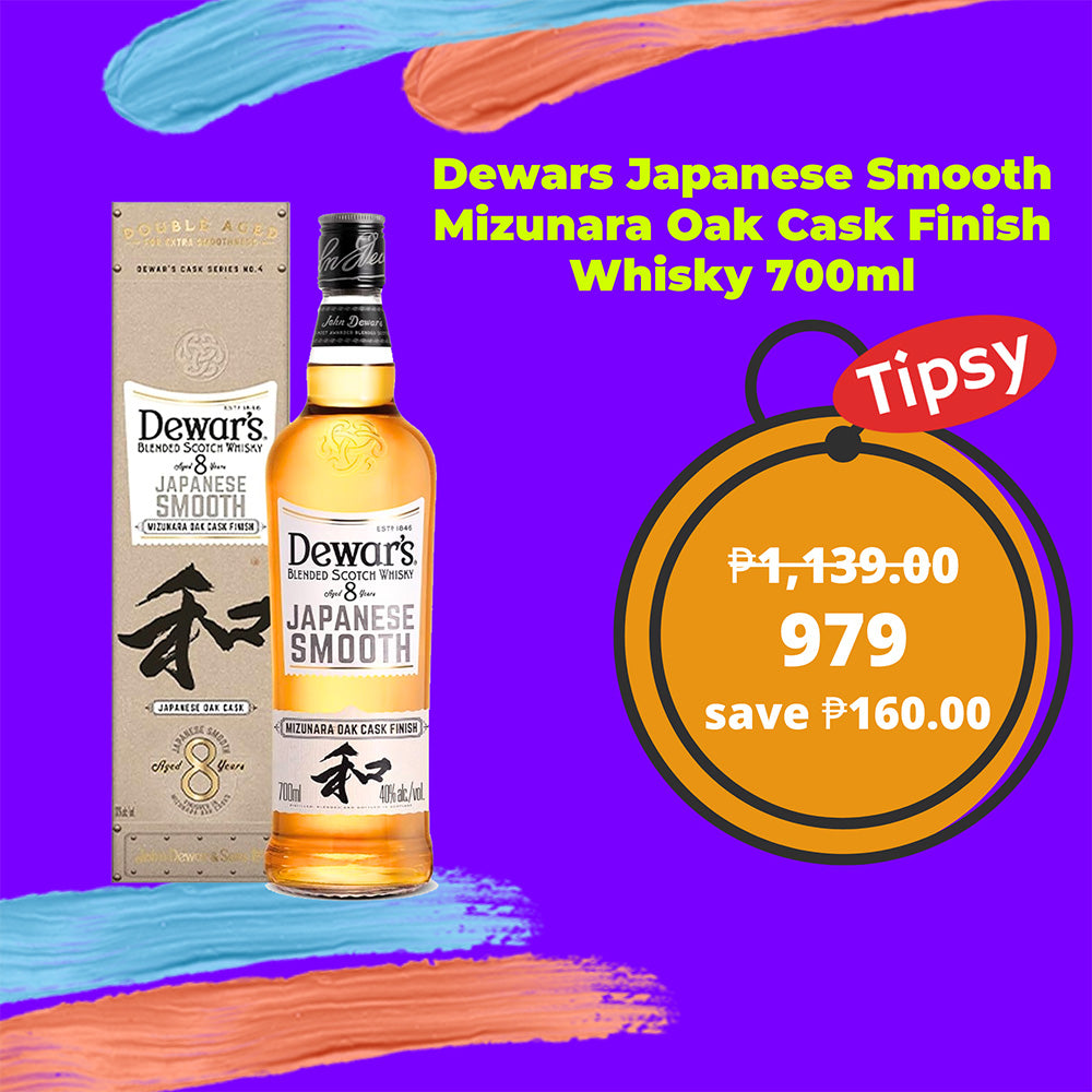 Dewars Japanese Smooth Mizunara Oak Cask Finish Whisky 700ml Price PH ...