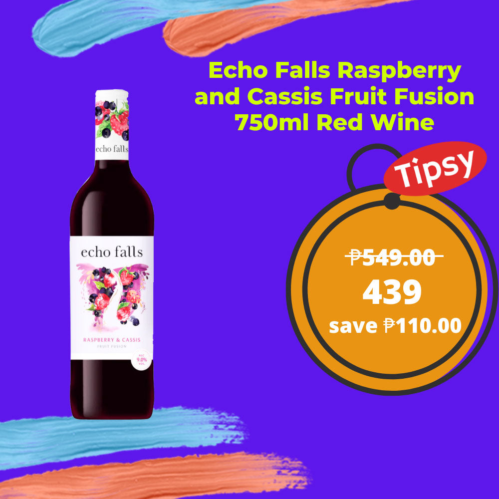 Echo Falls Raspberry and Cassis Fruit Fusion 750ml Red Wine