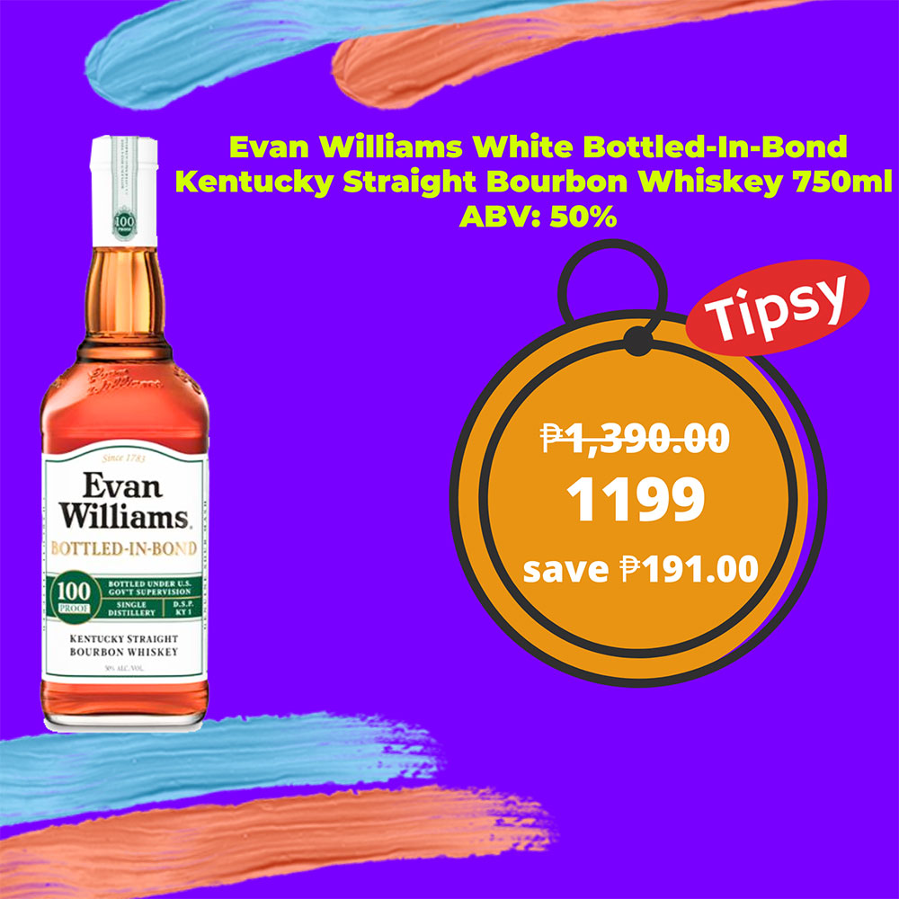 Evan Williams White Bottled-In-Bond Kentucky Straight Bourbon Whiskey 750ml ABV: 50%