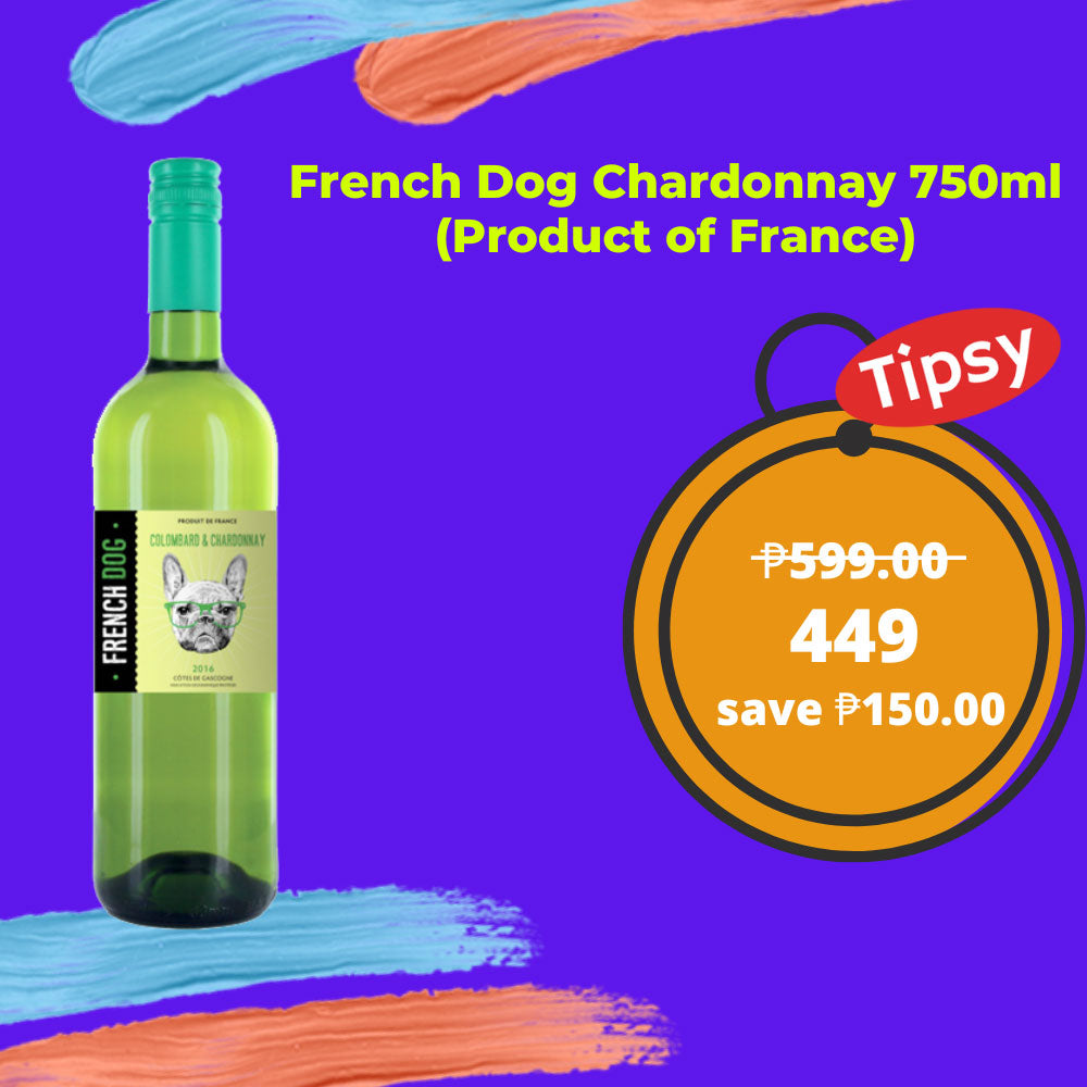 French Dog Chardonnay 750ml (Product of France)