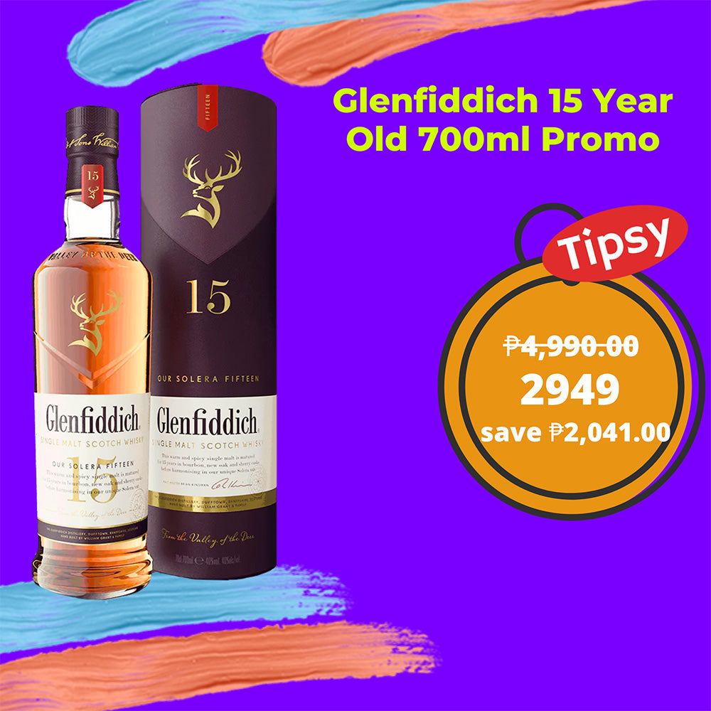 Glenfiddich 15 Year Old 700ml Promo