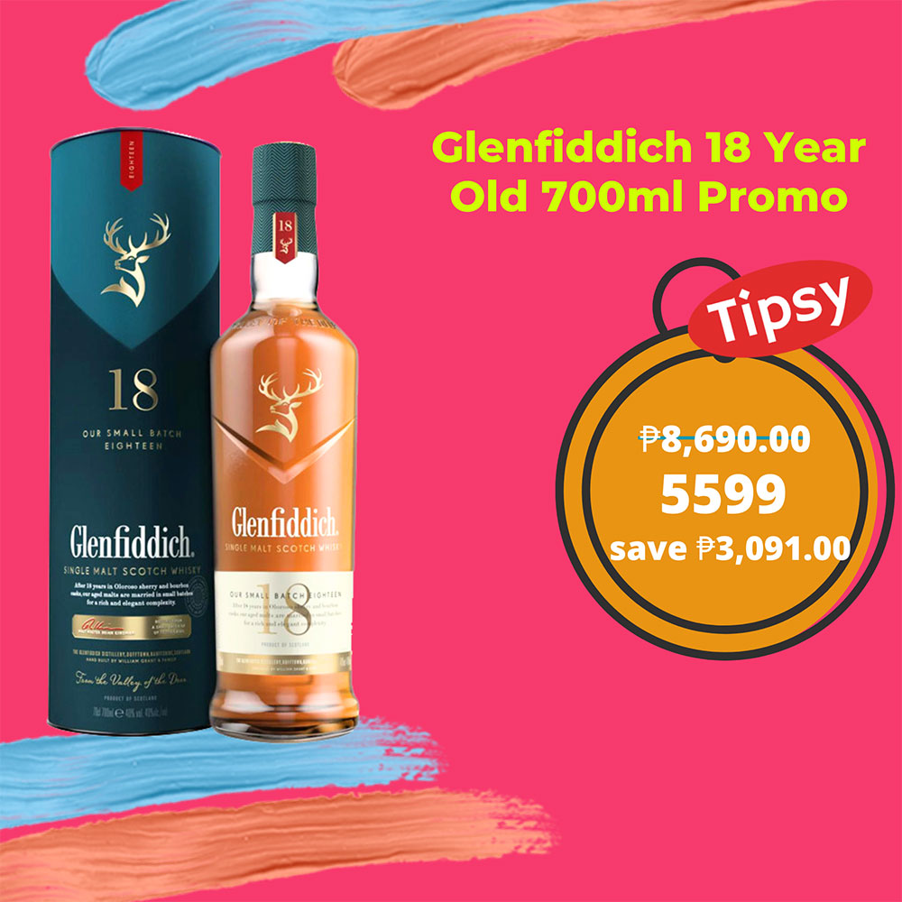 Glenfiddich 18 Year Old 700ml Promo