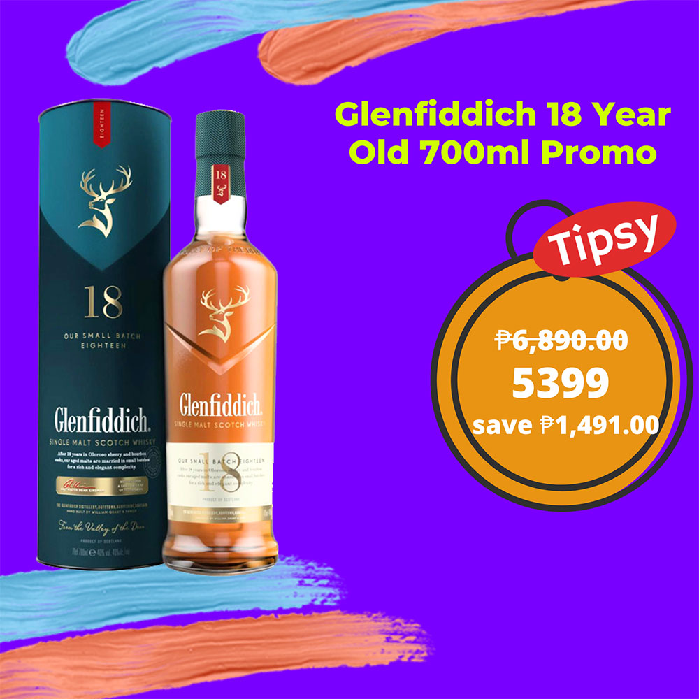 Glenfiddich 18 Year Old 700ml Promo