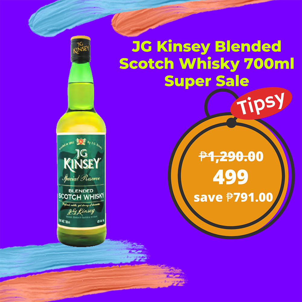 JG Kinsey Blended Scotch Whisky 700ml Super Sale