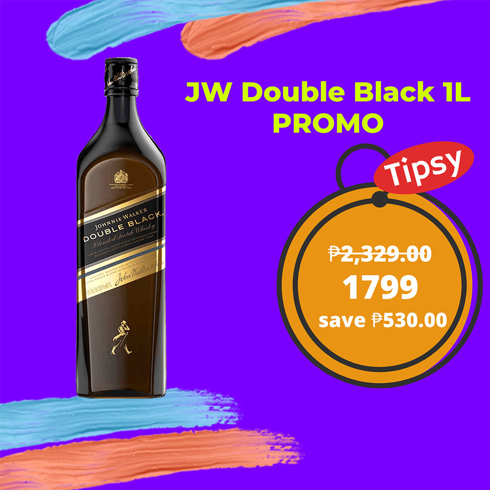 Johnnie Walker Double Black Blended Scotch Whisky 1L Promo