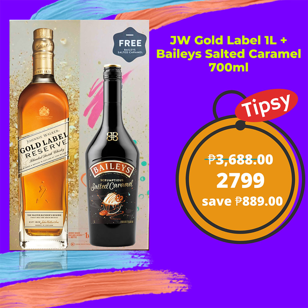 JW Gold Label 1L + Baileys Salted Caramel 700ml