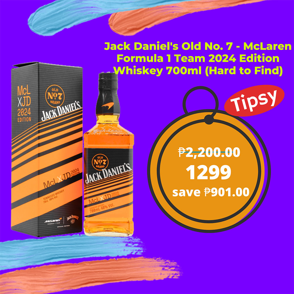 Jack Daniel's Old No. 7 - McLaren Formula 1 Team 2024 Edition Whiskey 700ml (Hard to Find)