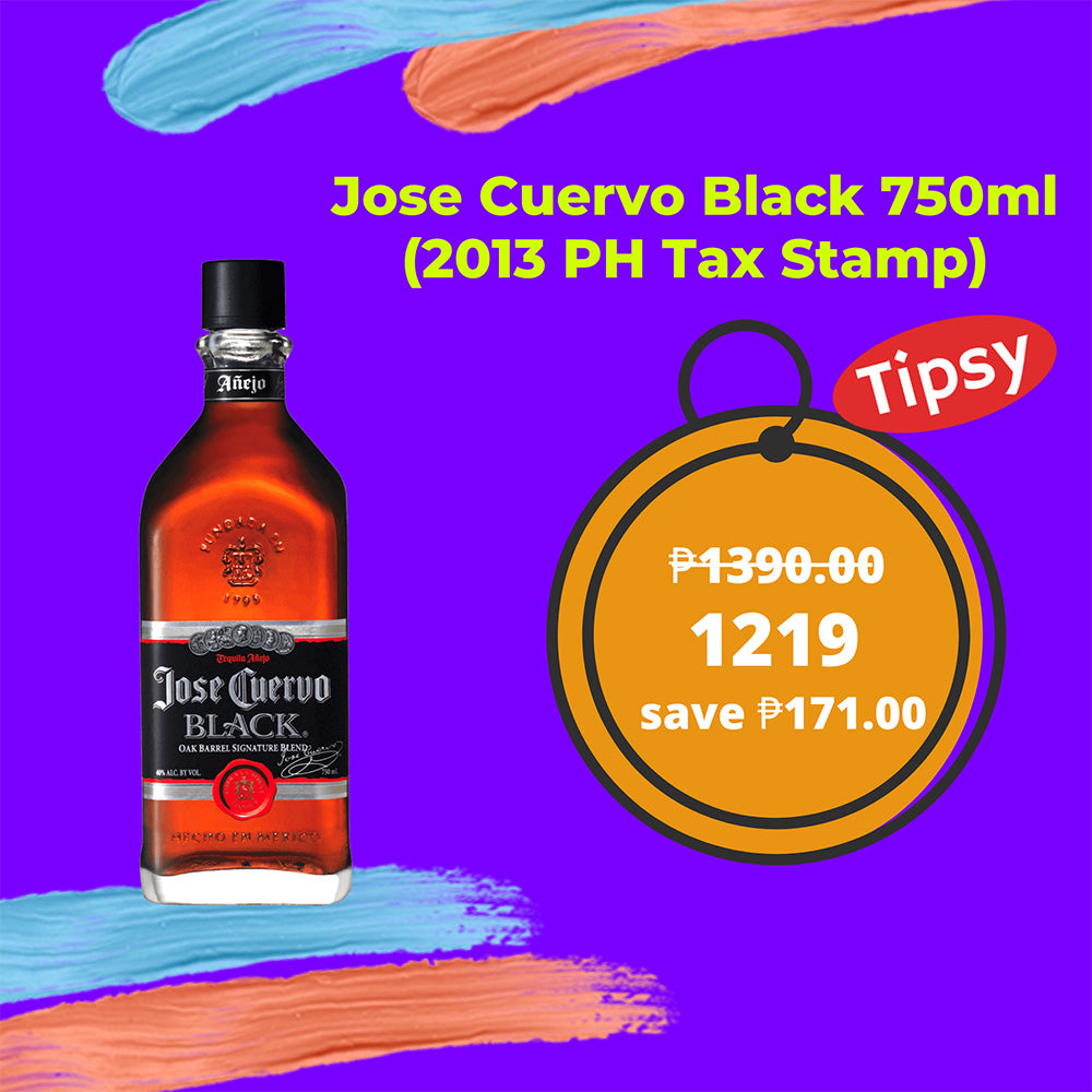 Jose Cuervo Black 750ml (2013 PH Tax Stamp)