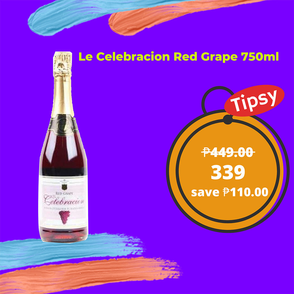 Le Celebracion Red Grape Sparkling Juice 750ml