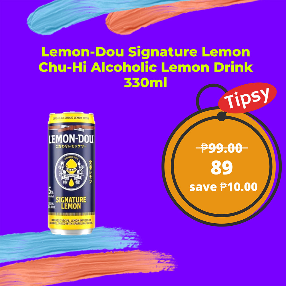 Lemon-Dou Signature Lemon Chu-Hi Alcoholic Lemon Drink 330ml