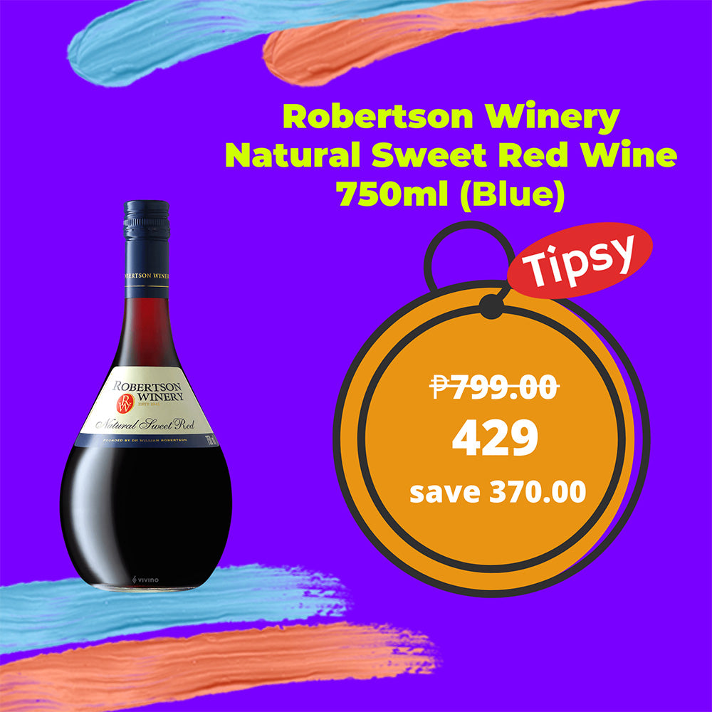 Robertson Winery Natural Sweet Red Wine 750ml (Blue)