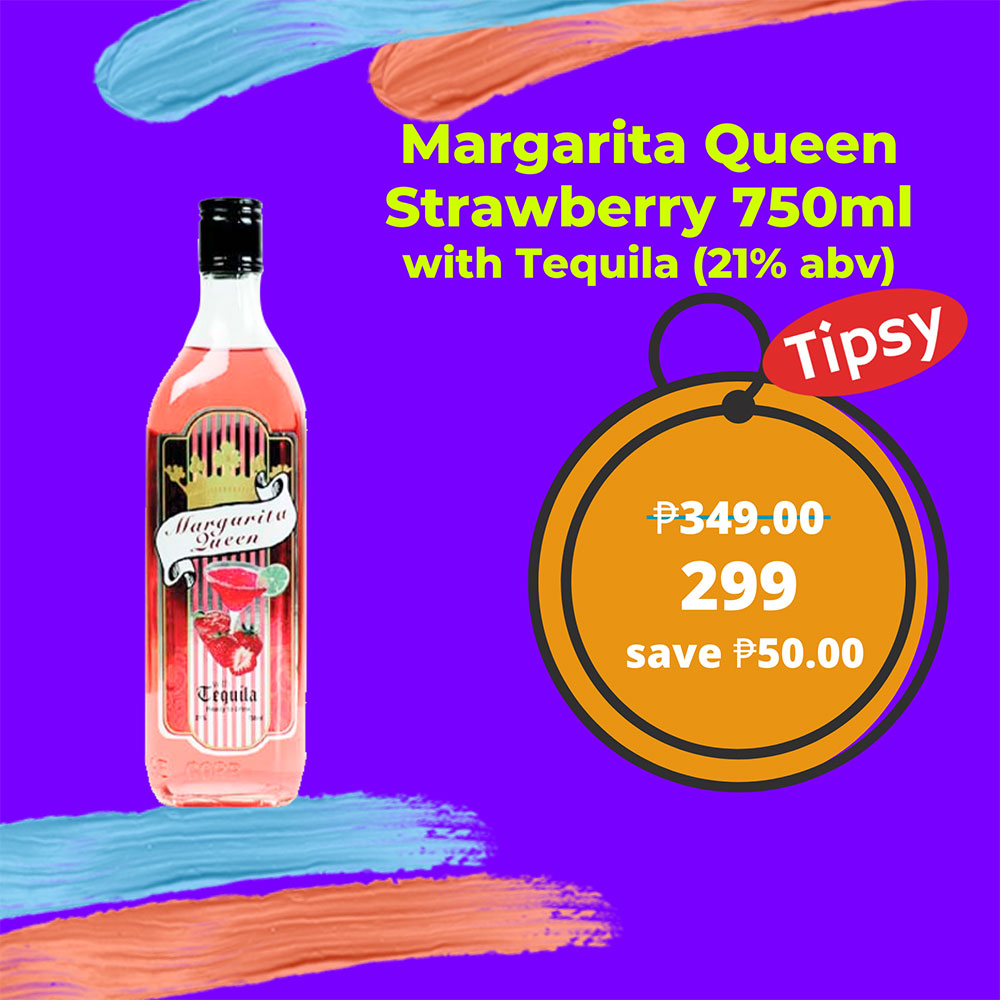 Margarita Queen Strawberry 750ml with Tequila (21% abv) – Tipsy