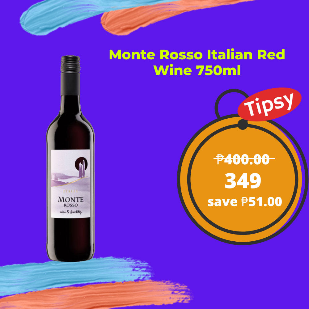 Monte Rosso Italian Red Wine 750ml