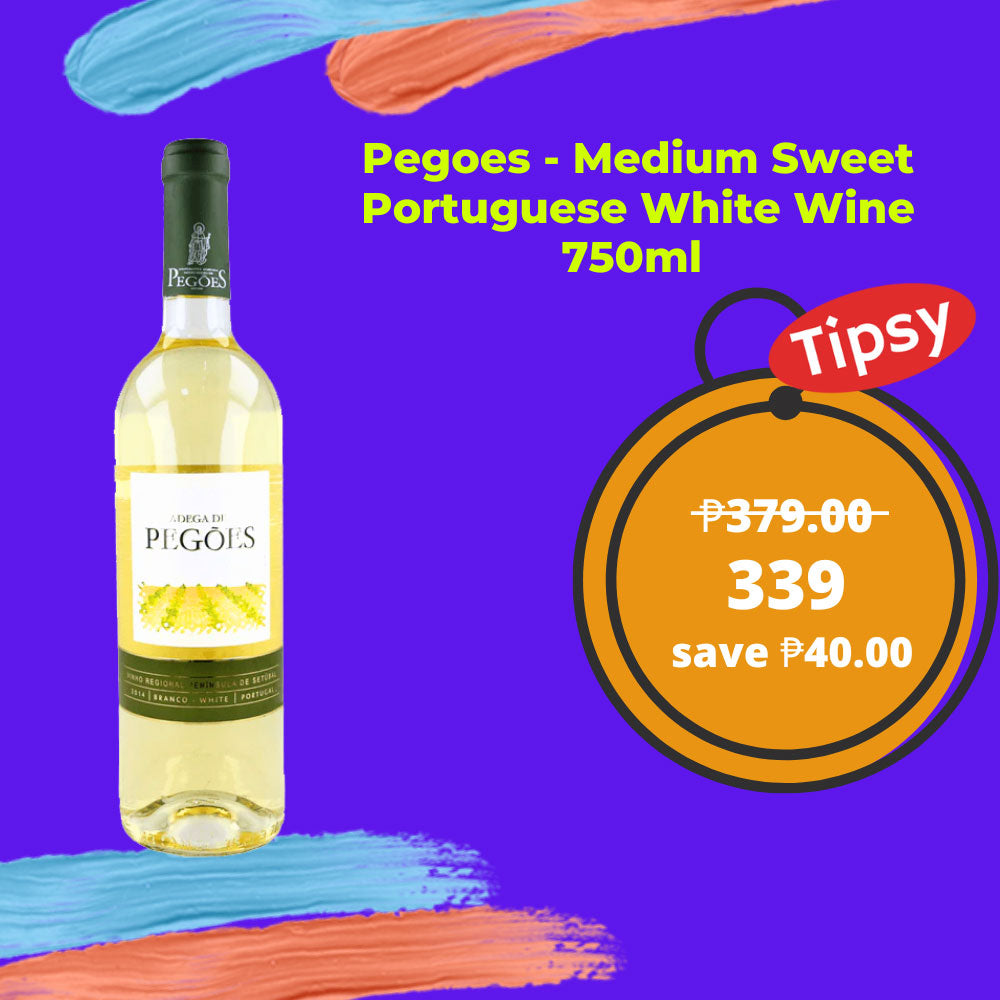 Pegoes - Medium Sweet Portuguese White Wine 750ml