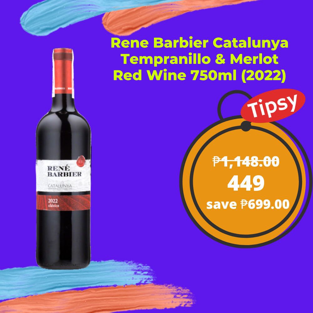 Rene Barbier Catalunya Tempranillo & Merlot Red Wine 750ml (2022)