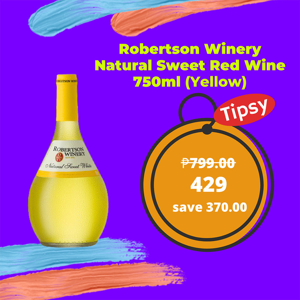 Robertson Winery Natural Sweet Red Wine 750ml (Yellow)