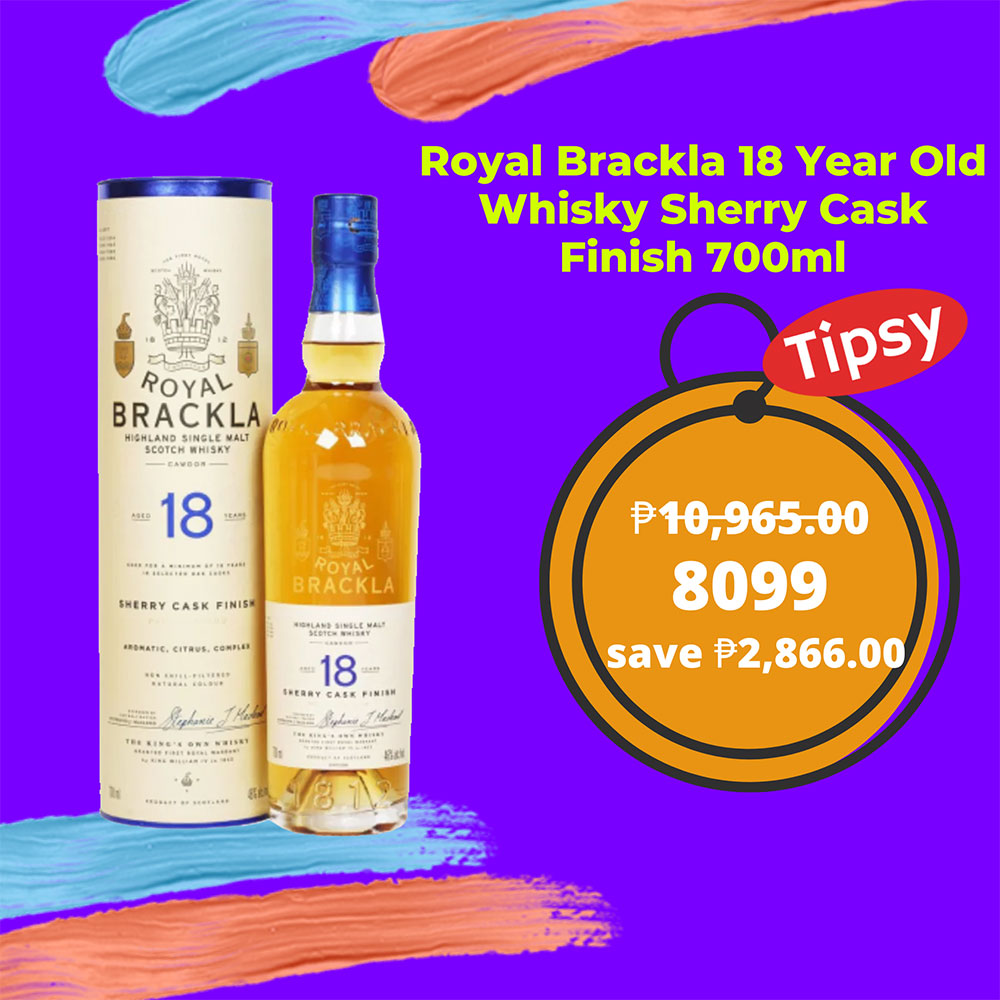 Royal Brackla 18 Year Old Whisky Sherry Cask Finish 700ml