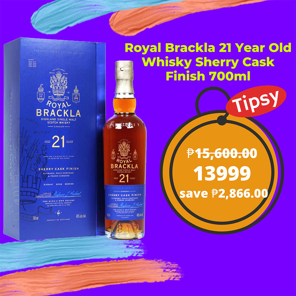 Royal Brackla 21 Year Old Whisky Sherry Cask Finish 700ml