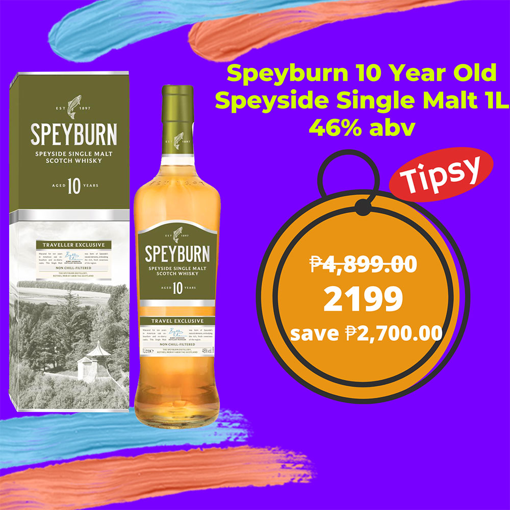 Speyburn 10 Year Old Whisky 1L 46% abv