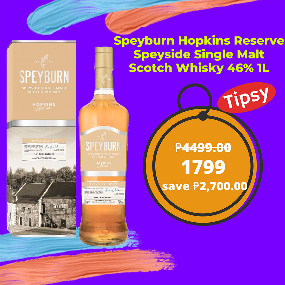 Speyburn Hopkins Reserve Speyside Single Malt Scotch Whisky 46% 1L