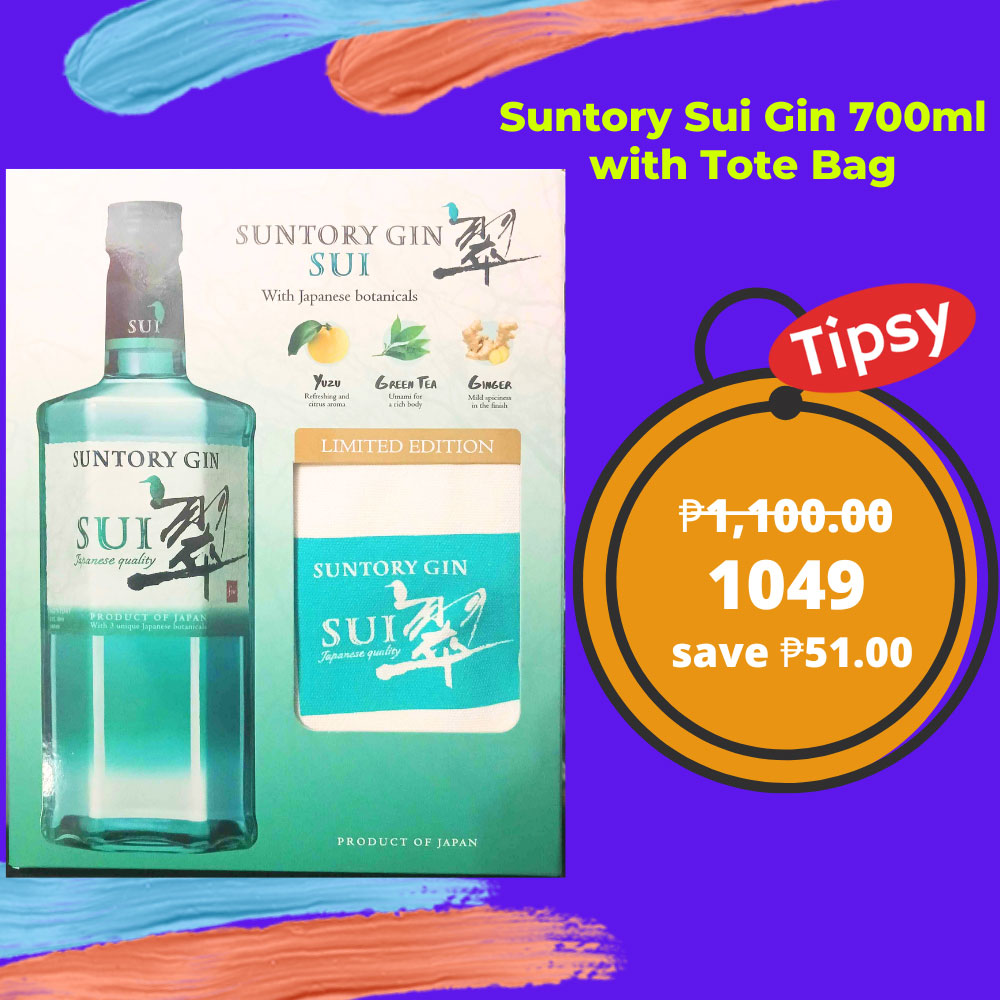 Suntory Sui Gin 700ml with Tote Bag