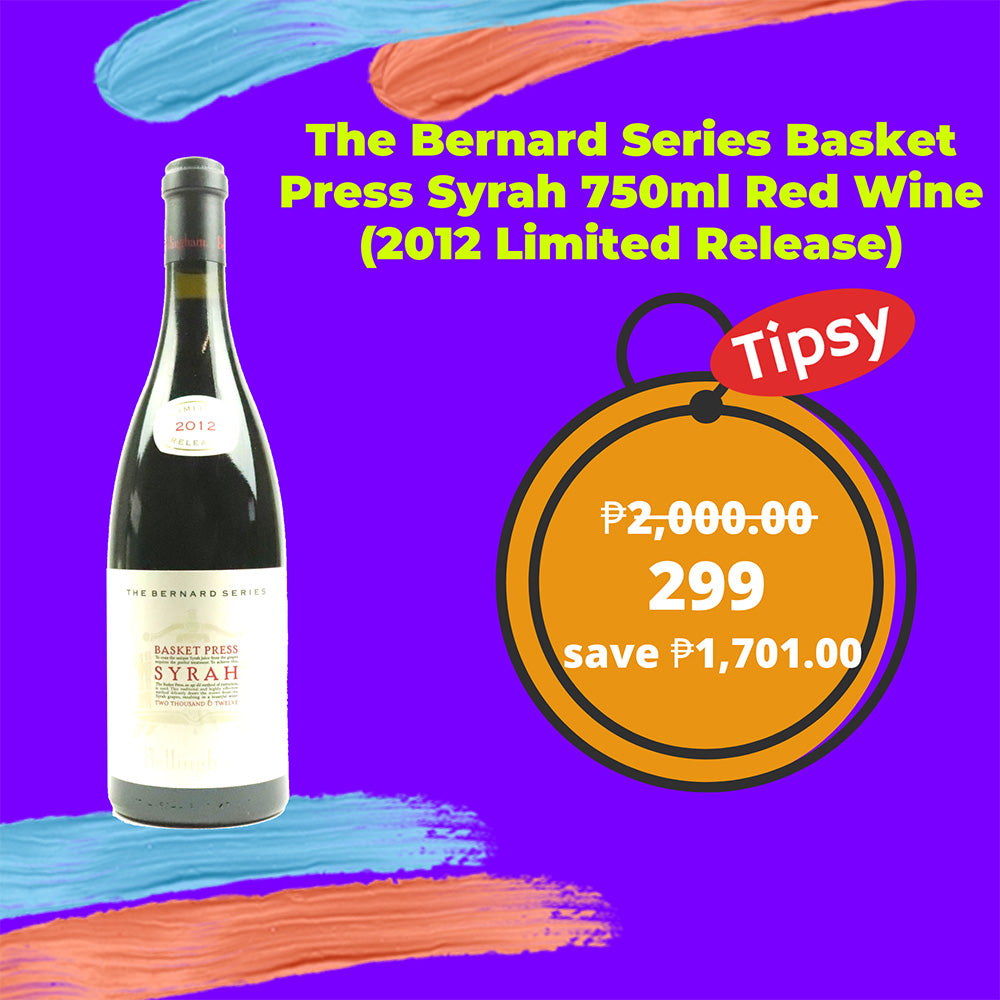 The Bernard Series Basket Press Syrah 750ml Red Wine (2012 Limited Release)