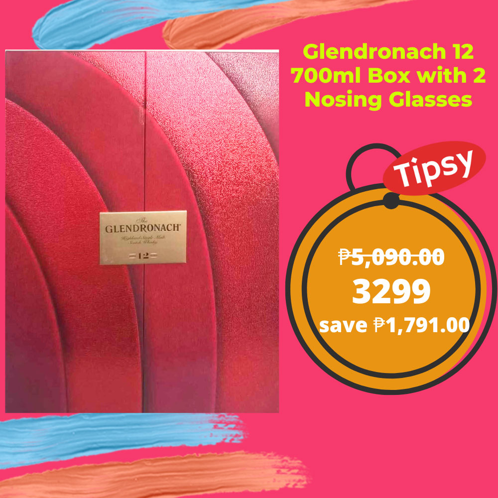 Glendronach 12 700ml Box with 2 Nosing Glasses